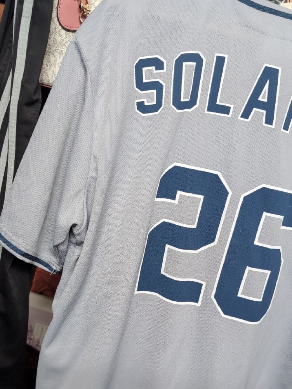 SAN DIEGO Padres MLB SGA Road Gray Baseball Jersey XL X Large 26 - Picture 11 of 16